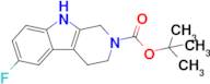 tert-Butyl 6-fluoro-1,3,4,9-tetrahydro-2H-pyrido[3,4-b]indole-2-carboxylate