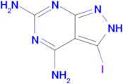 3-iodo-2H-pyrazolo[3,4-d]pyrimidine-4,6-diamine