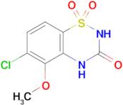 6-Chloro-5-methoxy-2H-benzo[e][1,2,4]thiadiazin-3(4H)-one 1,1-dioxide