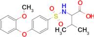 2-[4-(2-Methoxyphenoxy)benzenesulfonamido]-3-methylbutanoic acid