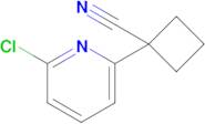 1-(6-Chloropyridin-2-yl)cyclobutane-1-carbonitrile