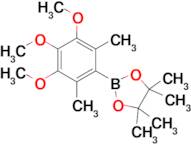 4,4,5,5-Tetramethyl-2-(3,4,5-trimethoxy-2,6-dimethylphenyl)-1,3,2-dioxaborolane