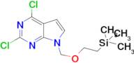 2,4-Dichloro-7-((2-(trimethylsilyl)ethoxy)methyl)-7H-pyrrolo[2,3-d]pyrimidine