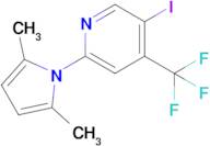 2-(2,5-Dimethyl-1H-pyrrol-1-yl)-5-iodo-4-(trifluoromethyl)pyridine