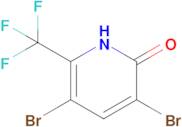 3,5-Dibromo-6-(trifluoromethyl)pyridin-2(1H)-one