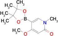 4-Methoxy-1-methyl-5-(4,4,5,5-tetramethyl-1,3,2-dioxaborolan-2-yl)pyridin-2(1H)-one