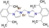 3,3'-Methylenebis[1-(2,6-diisopropylphenyl)-3-imidazolium bromide]