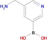 (5-(Aminomethyl)pyridin-3-yl)boronic acid