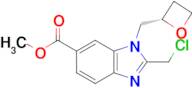 (S)-Methyl 2-(chloromethyl)-1-(oxetan-2-ylmethyl)-1H-benzo[d]imidazole-6-carboxylate
