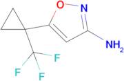 5-(1-(Trifluoromethyl)cyclopropyl)isoxazol-3-amine