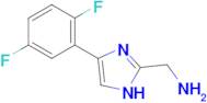 1-[4-(2,5-difluorophenyl)-1H-imidazol-2-yl]methanamine