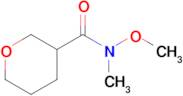 N-Methoxy-N-methyltetrahydro-2H-pyran-3-carboxamide