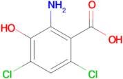 2-Amino-4,6-dichloro-3-hydroxybenzoic acid