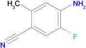 4-Amino-5-fluoro-2-methylbenzonitrile