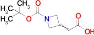 2-(1-(tert-Butoxycarbonyl)azetidin-3-ylidene)acetic acid