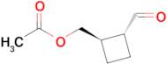 ((1R,2R)-2-Formylcyclobutyl)methyl acetate