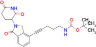 tert-Butyl (5-(2-(2,6-dioxopiperidin-3-yl)-1-oxoisoindolin-4-yl)pent-4-yn-1-yl)carbamate