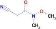 2-Cyano-n-methoxy-n-methylacetamide