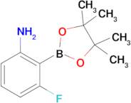 3-Fluoro-2-(4,4,5,5-tetramethyl-1,3,2-dioxaborolan-2-yl)aniline