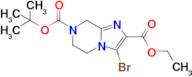 7-(tert-Butyl) 2-ethyl 3-bromo-5,6-dihydroimidazo[1,2-a]pyrazine-2,7(8H)-dicarboxylate