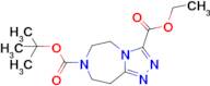 7-(tert-Butyl) 3-ethyl 5,6,8,9-tetrahydro-7H-[1,2,4]triazolo[4,3-d][1,4]diazepine-3,7-dicarboxylate