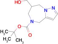 tert-Butyl 7-(hydroxymethyl)-4,6,7,8-tetrahydropyrazolo[1,5-a][1,4]diazepine-5-carboxylate
