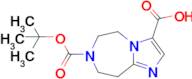 7-(tert-Butoxycarbonyl)-6,7,8,9-tetrahydro-5H-imidazo[1,2-d][1,4]diazepine-3-carboxylic acid