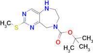 tert-Butyl 2-(methylthio)-5,6,7,9-tetrahydro-8H-pyrimido[5,4-e][1,4]diazepine-8-carboxylate