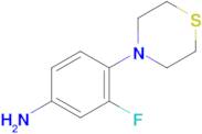 3-Fluoro-4-thiomorpholin-4-ylaniline