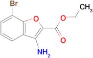 Ethyl 3-amino-7-bromobenzofuran-2-carboxylate