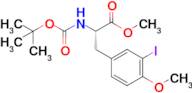 Methyl (S)-2-((tert-butoxycarbonyl)amino)-3-(3-iodo-4-methoxyphenyl)propanoate