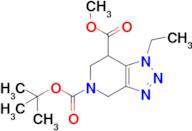 5-O-tert-Butyl 7-O-methyl 1-ethyl-6,7-dihydro-4H-triazolo[4,5-c]pyridine-5,7-dicarboxylate