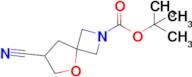 tert-Butyl 7-cyano-5-oxa-2-azaspiro[3.4]octane-2-carboxylate