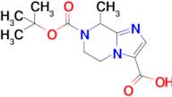 7-(tert-Butoxycarbonyl)-8-methyl-5,6,7,8-tetrahydroimidazo[1,2-a]pyrazine-3-carboxylic acid