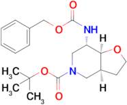 Tert-butyl (3aS,7S,7aS)-7-{[(benzyloxy)carbonyl]amino}-octahydrofuro[3,2-c]pyridine-5-carboxylate