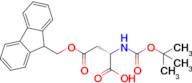 (2S)-2-[(tert-butoxycarbonyl)amino]-4-(9H-fluoren-9-ylmethoxy)-4-oxobutanoic acid