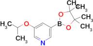 3-Isopropoxy-5-(4,4,5,5-tetramethyl-1,3,2-dioxaborolan-2-yl)pyridine