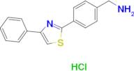 (4-(4-Phenylthiazol-2-yl)phenyl)methanamine hydrochloride