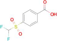 4-(Difluoromethylsulfonyl)benzoic acid