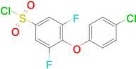 4-(4-Chlorophenoxy)-3,5-difluorobenzenesulfonyl chloride