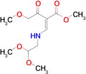 Methyl (E)-2-(((2,2-dimethoxyethyl)amino)methylene)-4-methoxy-3-oxobutanoate