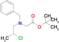 tert-Butyl (R)-N-benzyl-N-(2-chloropropyl)glycinate