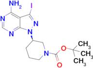 tert-Butyl (3R)-3-{4-amino-3-iodo-1H-pyrazolo[3,4-d]pyrimidin-1-yl}piperidine-1-carboxylate