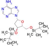 9-((2R,4S,5R)-4-((tert-Butyldimethylsilyl)oxy)-5-(((tert-butyldimethylsilyl)oxy)methyl)tetrahydrofuran-2-yl)-9H-purin-6-amine