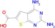 2,4-Diaminothieno[2,3-d]pyrimidine-6-carboxylic acid