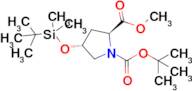 1-(tert-Butyl) 2-methyl (2S,4R)-4-((tert-butyldimethylsilyl)oxy)pyrrolidine-1,2-dicarboxylate