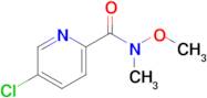 5-Chloro-N-methoxy-N-methylpicolinamide