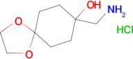 8-(Aminomethyl)-1,4-dioxaspiro[4.5]decan-8-ol hydrochloride