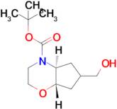 tert-Butyl (4aS,7aS)-6-(hydroxymethyl)hexahydrocyclopenta[b][1,4]oxazine-4(4aH)-carboxylate