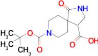 8-(tert-Butoxycarbonyl)-1-oxo-2,8-diazaspiro[4.5]decane-4-carboxylic acid